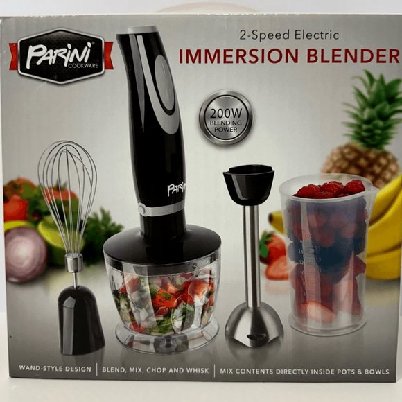 New Parini 2-speed Eletric Immersion Blender/Chopper - Picture 1 of 11